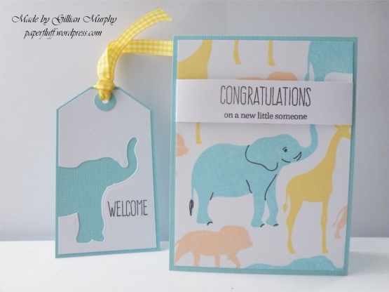 AN Baby Zoo ellie card and tag