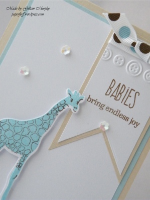 AN giraffe card detail