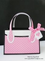 kensington bag dotty pink
